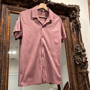 Reiss Short sleeve button up shirt Small